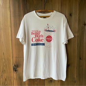 Vintage 1990 Coca Cola Tee: 'Things Go Better with Coke' – Retro Vibes!